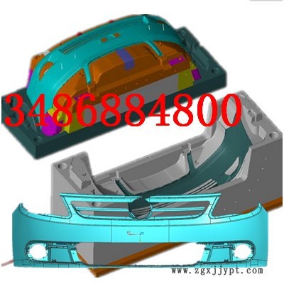 供应柳汽汽车前保险杠模具 汽车塑料保险杠模具 注塑保险杠模具图2