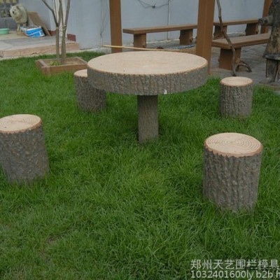 供应水泥仿木坐凳模具 塑料模具