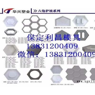 六角护坡塑料模具 利昌模具图4