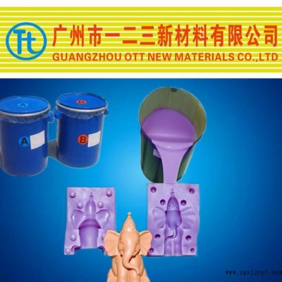 批量生产树脂工艺品用液体硅胶 模具成型好 抗撕拉 翻模次数高图2