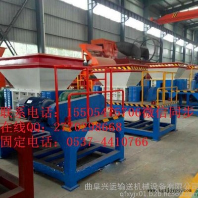 ** 废旧自行车金属撕碎机 高效环保轮胎橡胶双轴撕碎机图7