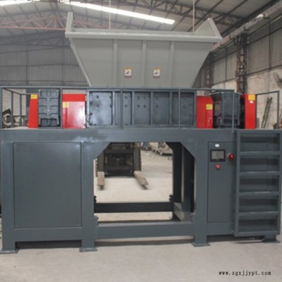 工业建筑垃圾金属双轴撕碎机 废旧油漆桶轮胎橡胶管材线路板破碎机图5