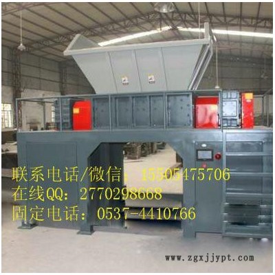 多功能木材垃圾粉碎机 金属撕碎机 废旧橡胶轮胎双轴破碎机图7