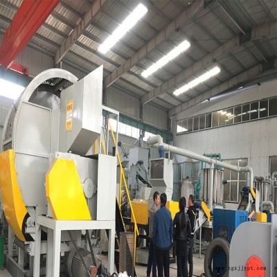 旧橡胶粉碎颗粒回收机器 废轮胎粉碎设备 废旧轮胎粉碎成颗粒生产线-瑞赛克图2