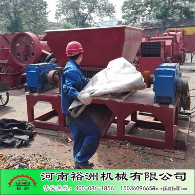 橡胶废旧轮胎沙发撕碎机|铁皮桶圆木废木双轴撕碎机|撕碎机参数|河南裕洲图5