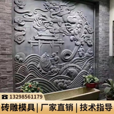 广西仿古建筑窗模具_古建筑水泥制品模具_雕花模具图3