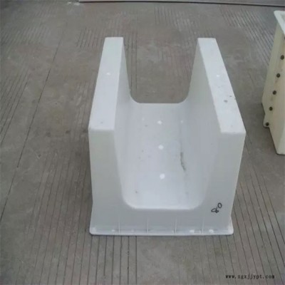 矩形流水槽模具  预制流水槽塑料模具  矩形槽塑料模具  排水沟模具图2