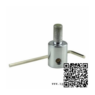 曼德MBG14金刚石工具热风**磨轮镀铬打磨金刚石磨头工具配件玻璃陶瓷图2