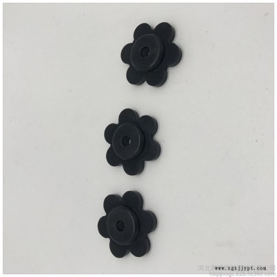 河北鹏派橡塑 橡胶垫  旗杆用梅花垫 橡胶制品 加工橡胶垫图5