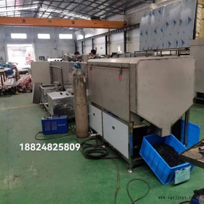 橡塑滚筒式喷淋清洗烘干机 橡胶 塑料配件除油 粉末滚筒式清洗 烘干 自动化清洗图4