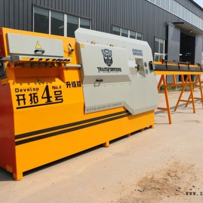 开拓四号 快速调直盖筋弯箍机 全自动钢筋弯箍机  数控弯箍机图2