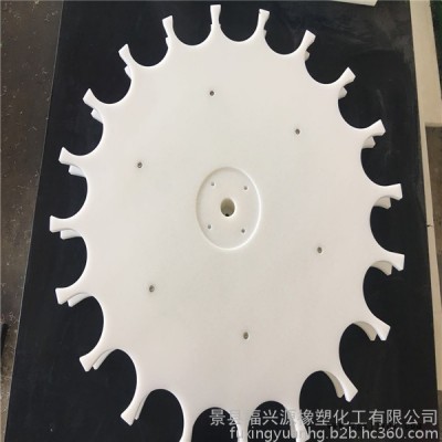 河北福兴源橡塑直销生产灌装机贴标机设备配件 尼龙拨瓶轮 弧形导板 进出瓶星轮 传送螺杆 进瓶螺旋 星轮盘 中心导板图4