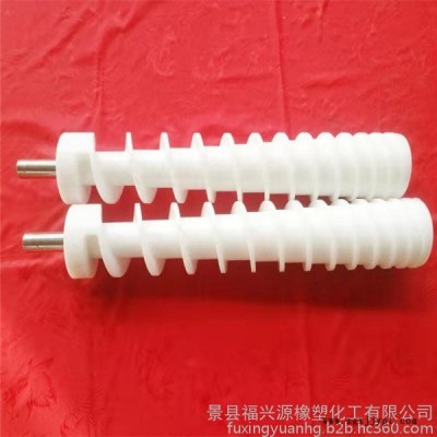 河北福兴源橡塑**专业生产啤酒饮料机械设备配件螺旋推瓶器  螺旋进瓶分瓶器   高分子输送螺杆 定位螺旋图6