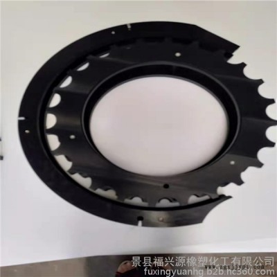 河北福兴源橡塑**生产灌装机设备配件 尼龙拨瓶轮 弧形导板 进出瓶星轮 传送螺杆 进瓶螺旋 星轮护板组件 中心导板图4