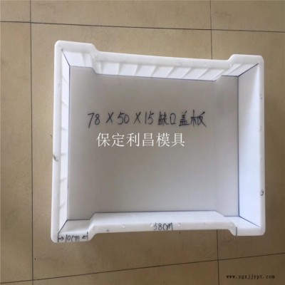 槽沟盖板模具 预制槽沟盖板模具 槽沟盖板塑料模具 保定华旭图1