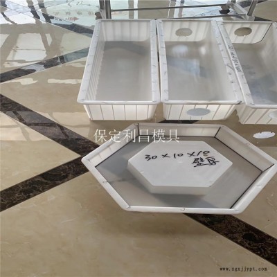 预制六角砖模具 预制六角砖塑料模具 六角砖模具厂家 华旭模具图1