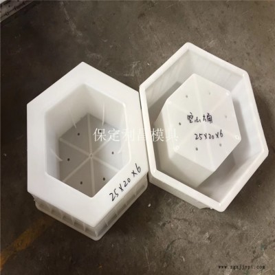 预制六角砖模具 预制六角砖塑料模具 六角砖模具厂家 华旭模具图2