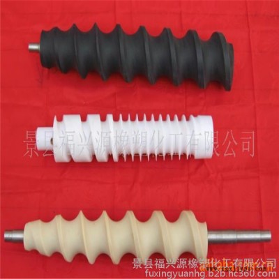 河北福兴源橡塑定制尼龙螺旋推瓶器 灌装机设备配件螺旋推瓶器 螺旋进瓶分瓶器 高分子螺杆 进瓶绞龙图4