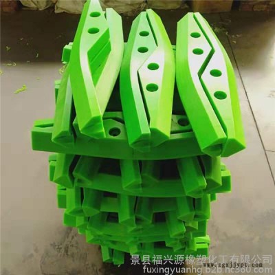 河北福兴源橡塑**定制洗瓶机设备配件尼龙扇形轮  滑块  耐磨尼龙件推瓶旨接瓶旨 洗瓶机垫板 进出瓶滑轨 导槽图7