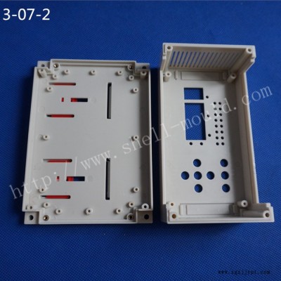 精钢模具厂直销 塑料工控机壳 PLC外壳 仪器仪表壳体工具配件3-07-2:155X110X64MM 监控仪器壳体图2