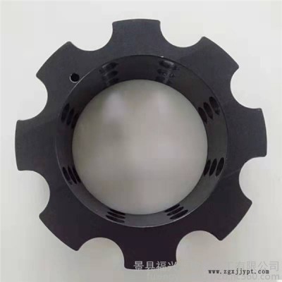 河北福兴源橡塑**定制灌装机贴标机机械设备配件 星轮护板组件 星轮盘 弧形导板  压盖星轮 中心导板 进出瓶星轮图6