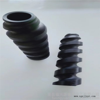 河北福兴源橡塑**定制灌装机设备配件耐磨尼龙螺旋推瓶器  输送螺旋进瓶分瓶器    高分子输送螺杆 进瓶绞龙图2