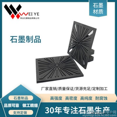 伟业石墨  发热石墨制品价格  异型石墨模具加工 耐高温耐腐蚀   来图定制图2