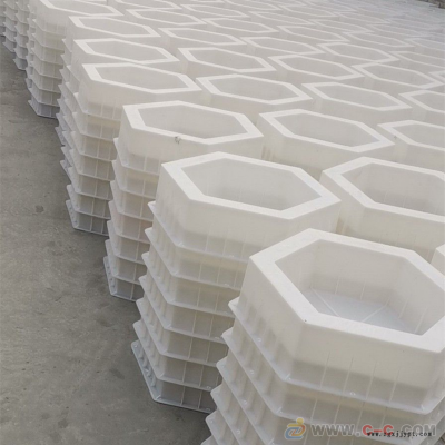 六角护坡砖塑料模具连锁护坡模具 厂家定制 高速护坡砖模具铸造辉煌图4