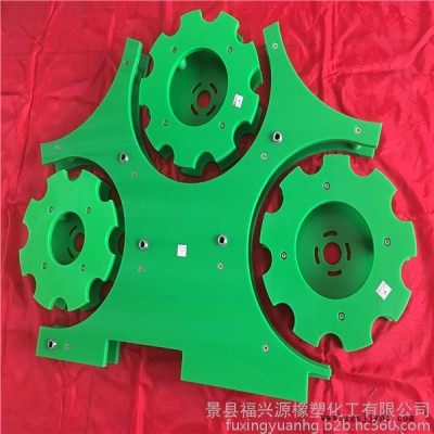 河北福兴源橡塑**灌装机配件星形拨瓶轮 弧形导板 传送螺杆 进瓶螺旋   护板组件 中心导板 压盖星轮 星轮护板组件图8