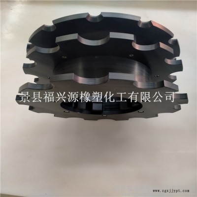 福兴源橡塑厂家生产定制灌装机配件进出瓶星轮 灌装机护板导板组件  尼龙星轮护板 尼龙拨瓶轮 灌装机拨瓶轮 中心导板图2
