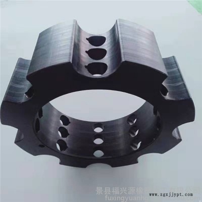 河北福兴源橡塑**定制灌装机贴标机设备配件 尼龙星轮护板 尼龙拨瓶轮  中心导板 星轮护板组件 进出瓶星轮 星轮盘图3