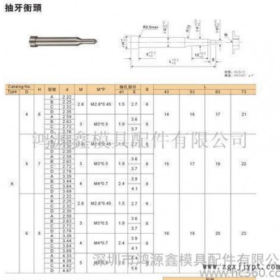 生产/模具冲头/SKD11冲针/模具配件