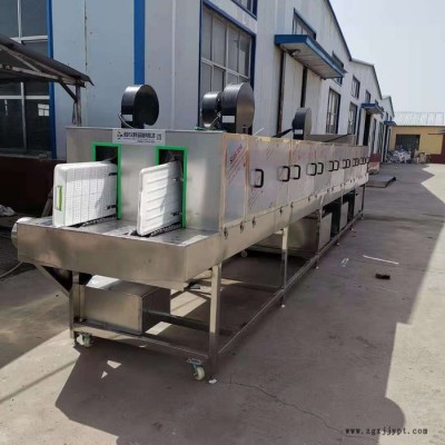 义康牌XKJ-2000型 豆腐模具清洗机  生鲜筐清洗机  肉制品盘清洗机图2