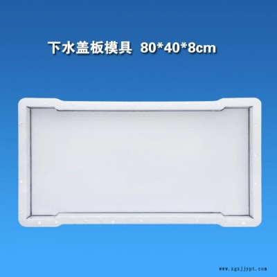 嘉兴厂家销售平面缺口盖板模具 平石模具 高速公路边沟盖板塑料模具图4