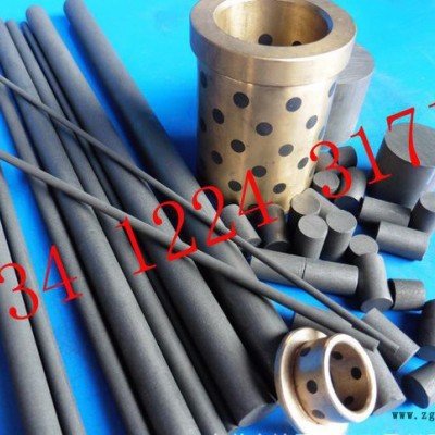 模具配件 碳石墨颗粒 铜导套用润滑石墨柱10*15石墨滑动轴图2