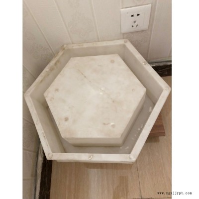 预制空心六边形模具  六边形塑料模具  水泥六边形模具图1