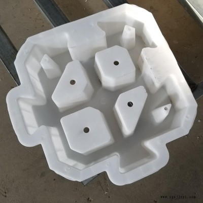 连锁式护坡模具  锁扣护坡塑料模具  河道连锁护坡模具  植草连锁护坡模具图2