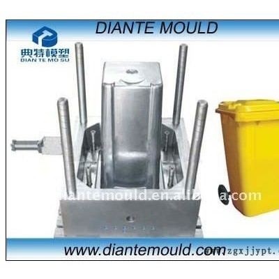 供应典特模塑DT08-7010家居生活容器模具--塑料桶模具--米桶模具-垃圾桶模具图8