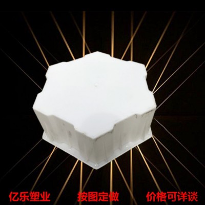 水泥六棱块模具  铁路六棱块护坡模具  高铁六棱块模具  六棱块塑料模具图2