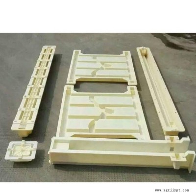 水泥栅栏模具  铁路路基防护栅栏模具  高铁防护栅栏塑料模具现货直销图1