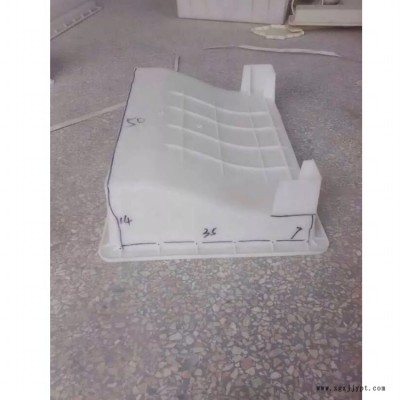 公路路牙石模具  水泥预制路牙石塑料模具  混凝土路牙石模盒图2
