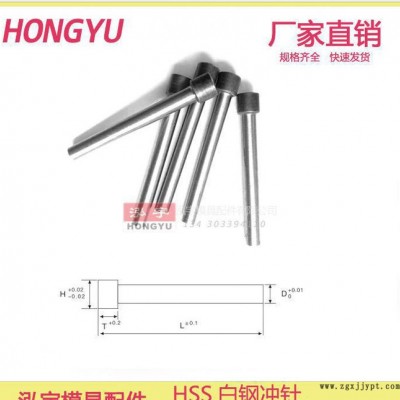 HSS白钢冲针 1mm冲针 冲头 模配 T冲 HSS 模具配件 标准件 冲模图2