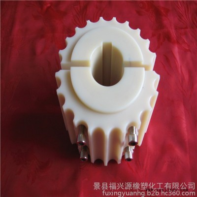 福兴源橡塑**尼龙制品 尼龙异形件 注塑尼龙轮  耐磨尼龙轮  MC含油尼龙齿轮加工图8