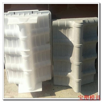 仿古墙帽模具批发 墙帽压顶瓦模具生产厂家 瓦砖塑料模具 围墙瓦砖模具