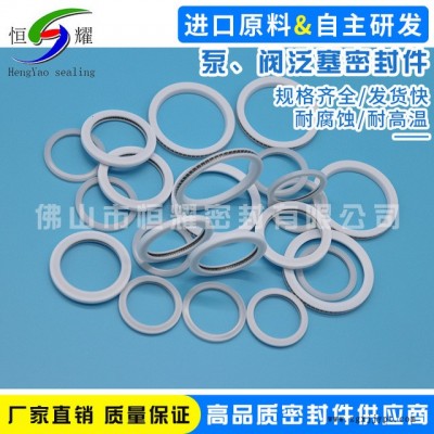供应流量泵密封圈 填胶注液泵密封圈 食品灌装机密封 泵阀泛塞封图3