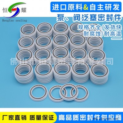供应流量泵密封圈 填胶注液泵密封圈 食品灌装机密封 泵阀泛塞封图5