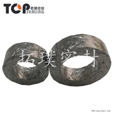 石墨填料环 拓璞密封  耐高温密封圈 编织盘根环 高温盘根圈 芳纶密封圈碳素四氟石墨填料环 厂家直销 5000图2