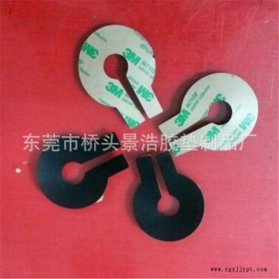 供应硅胶密封圈 单面背胶自粘硅胶垫 高透明硅胶垫片 黑色硅胶垫 厂家直销图1