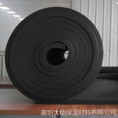 闭孔B1级橡塑板 b1级b2级橡塑海绵橡塑板 大能 黑色铝箔橡塑板