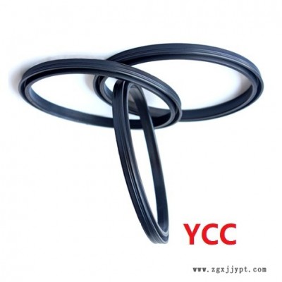 YCC活塞密封圈气缸C型耐油密封件丁腈橡胶唇型密封圈